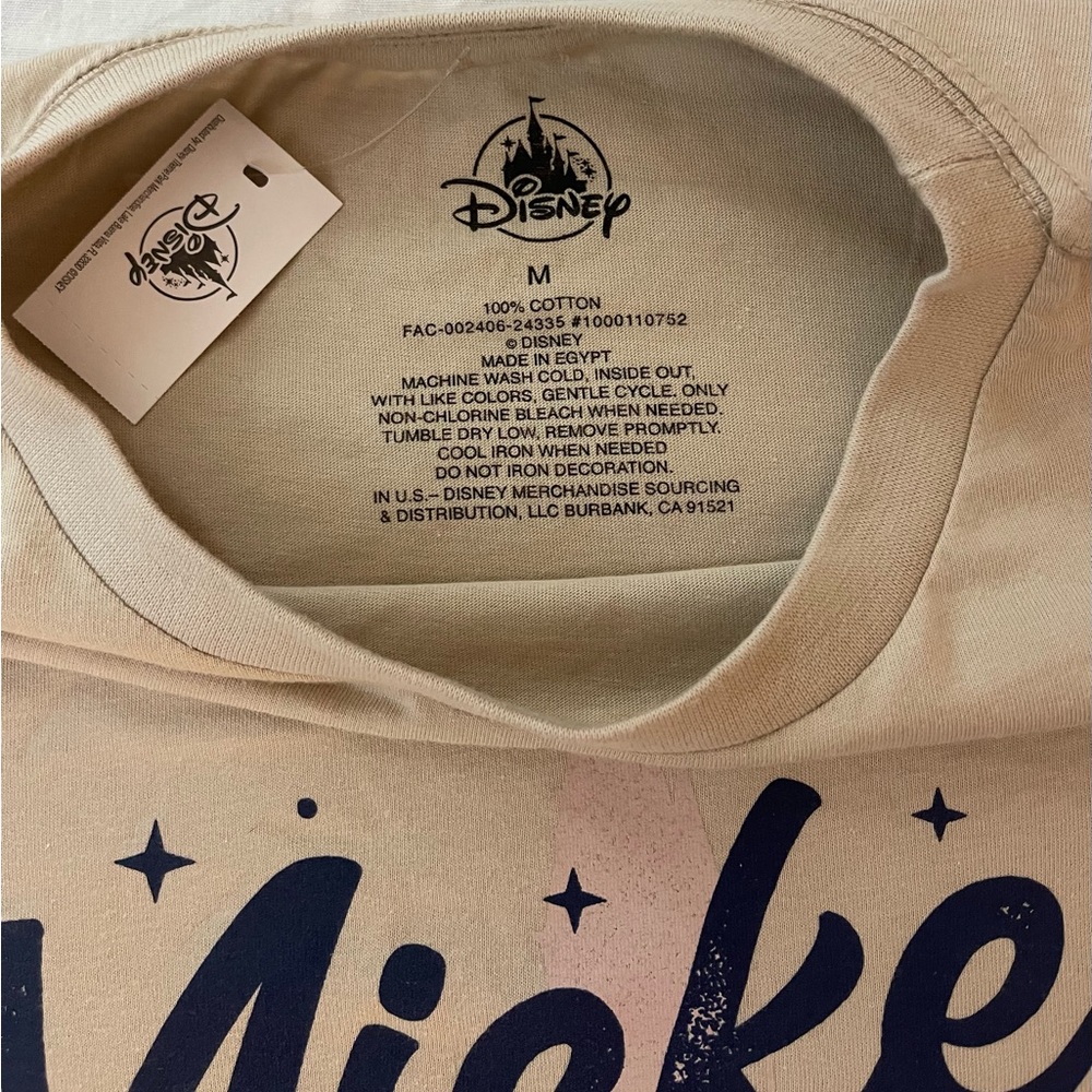 Disney Beige Mickey Mouse Tee - Picture 2 of 2